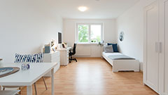 Home and Go student accommodation room