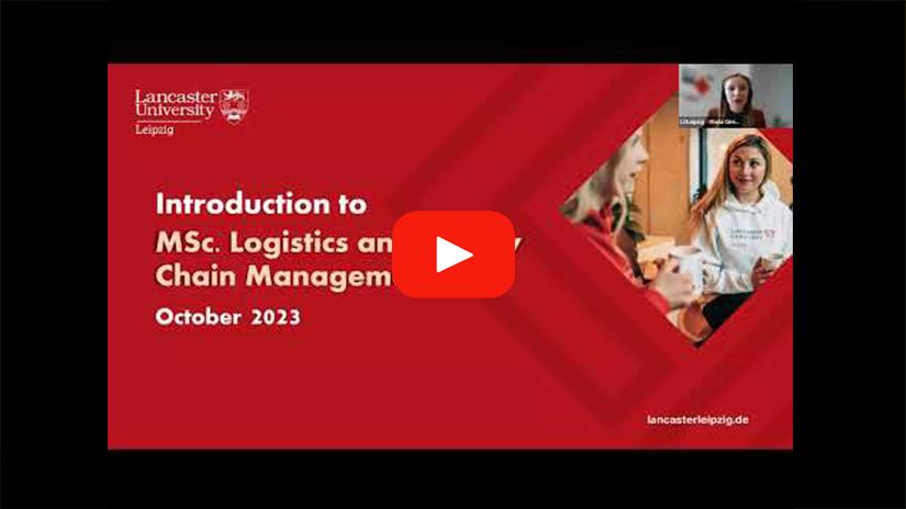 Play Video - Explore our MSc Logistics and Supply Chain Management