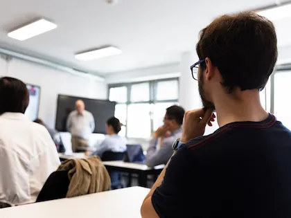 Students in the class room