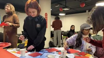 Students and faculty celebrate the Lunar New Year