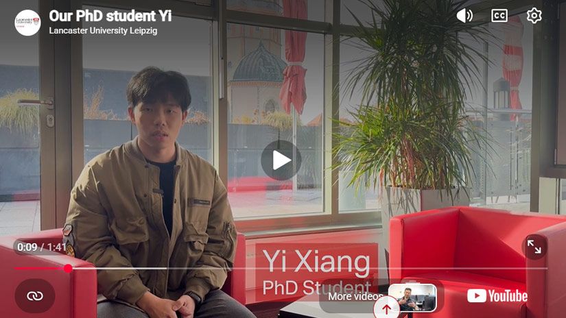 Play Video - Our PhD student Yi