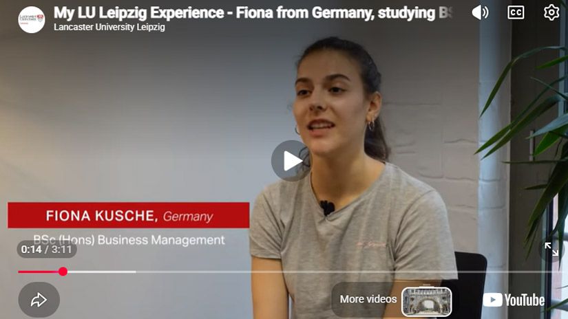 Play Video - Fiona studies BSc (Hons) Business Management
