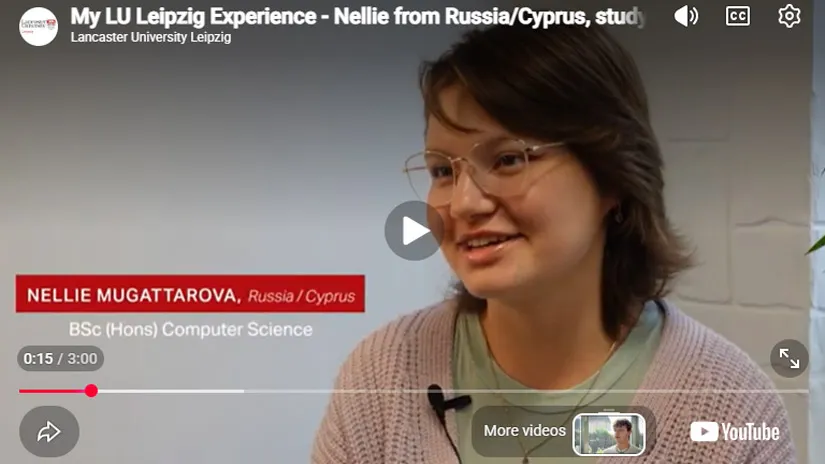 Play Video - Nellie studies BSc (Hons) Computer Science