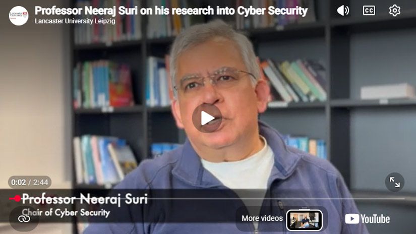 Play Video - Neeraj Suri on his visions for LU Leipzig and his field of research